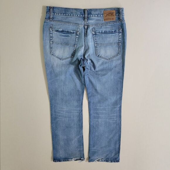 Aeropostle Men's Driggs Slim Boot Blue Jeans - Picture 14 of 16